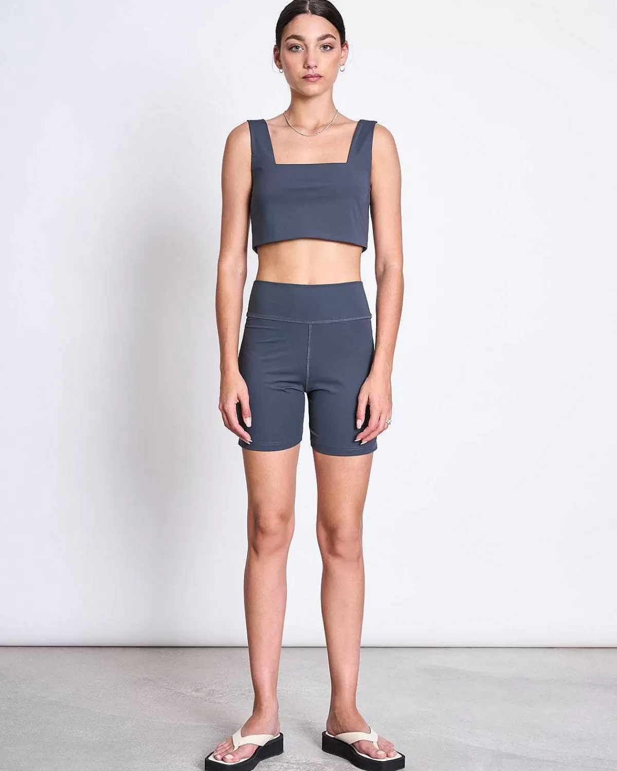 Active Biker Shorts Crail Solid Grey>JAN 'N JUNE Fashion