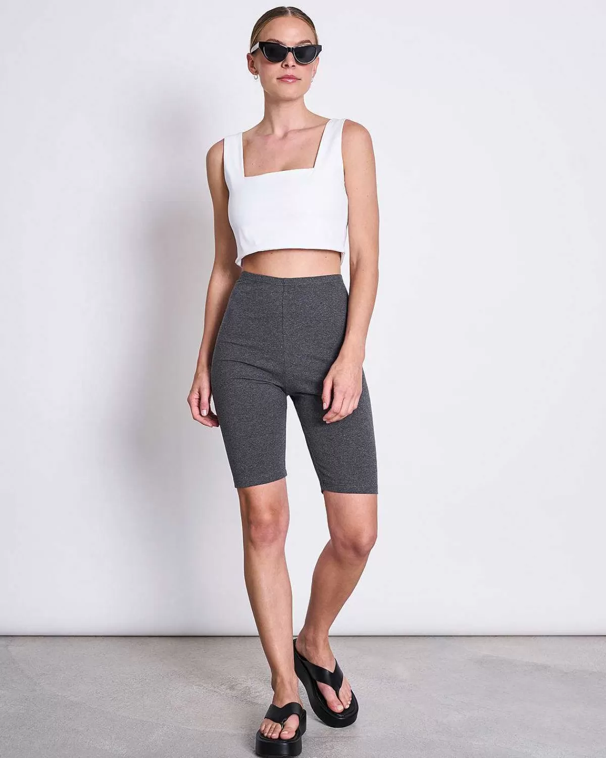 Biker Shorts Dark Grey>JAN 'N JUNE Shop