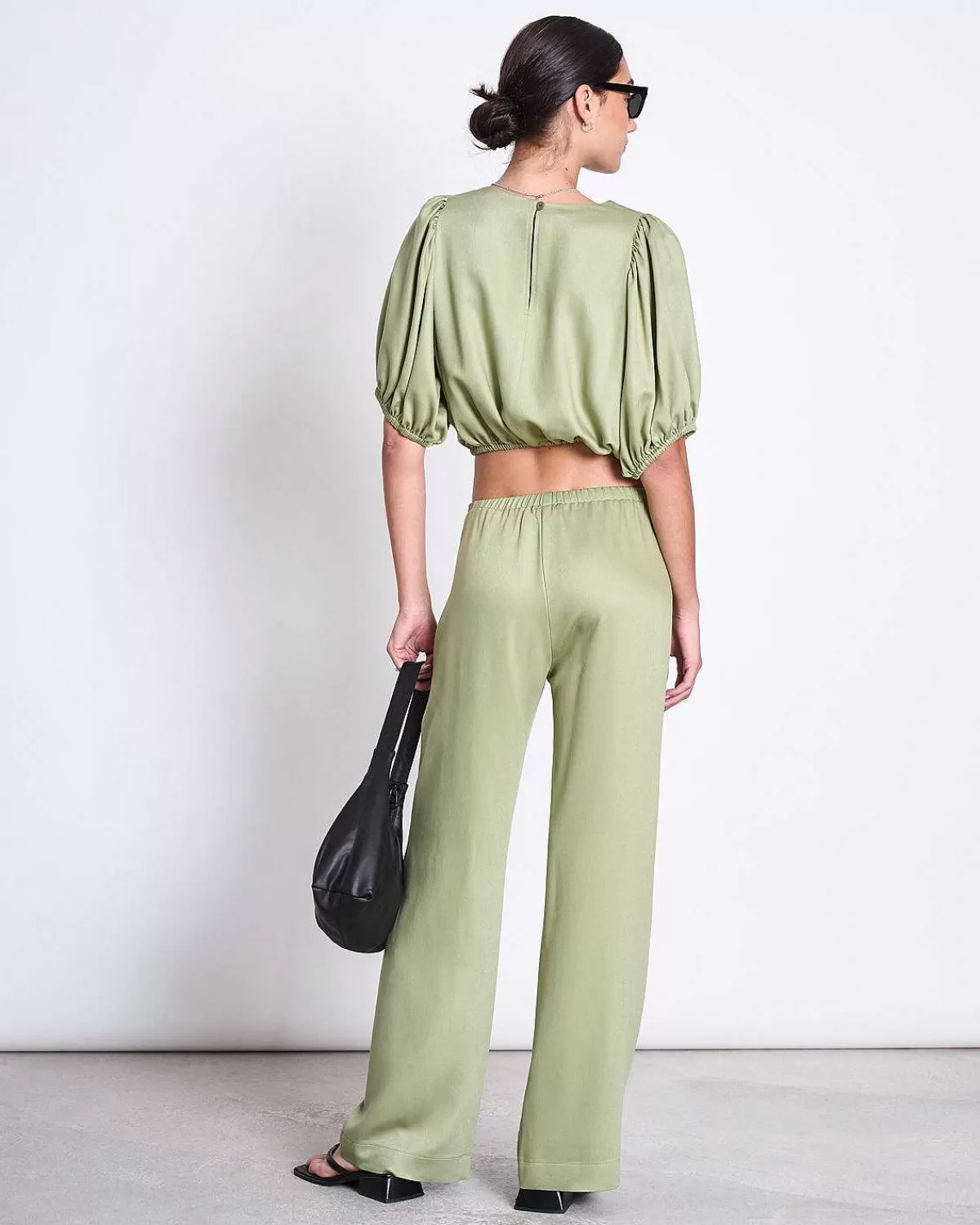 Blouse Skye Pale Olive>JAN 'N JUNE Flash Sale