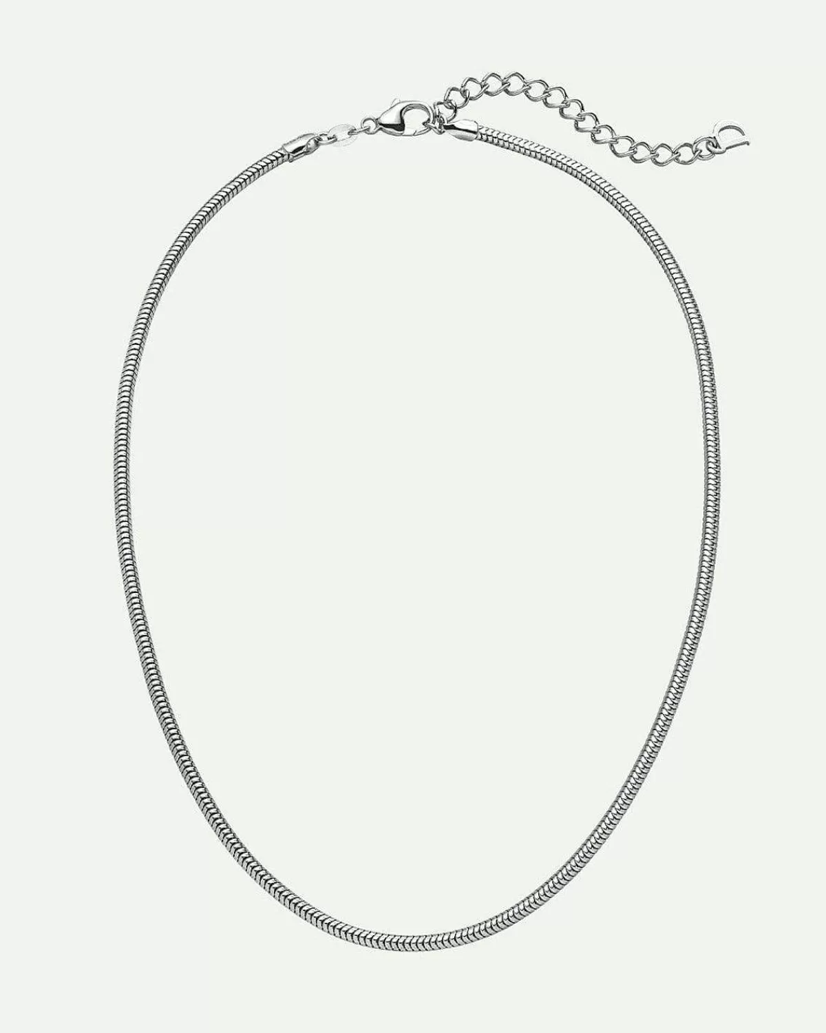 Dear Darling Berlin Delicate Short Snake Necklace Silver>JAN 'N JUNE Outlet