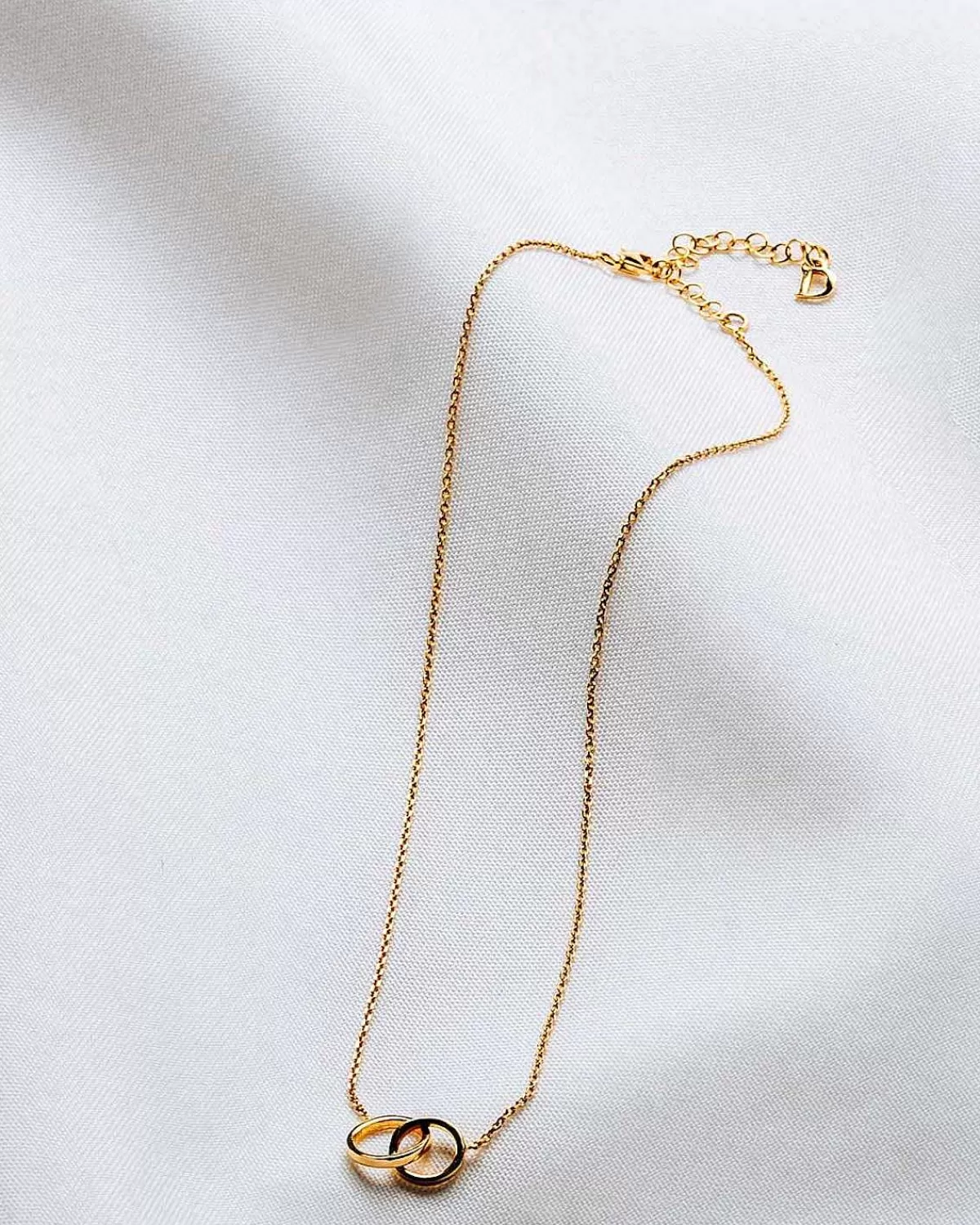 Dear Darling Berlin Double Ring Necklace Gold>JAN 'N JUNE Fashion