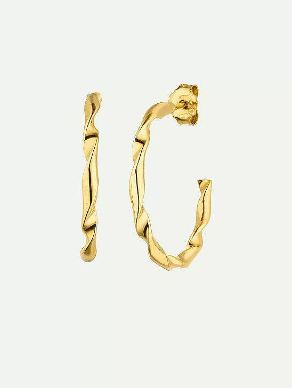 Dear Darling Berlin Elegant Hoop Earrings Gold>JAN 'N JUNE Online