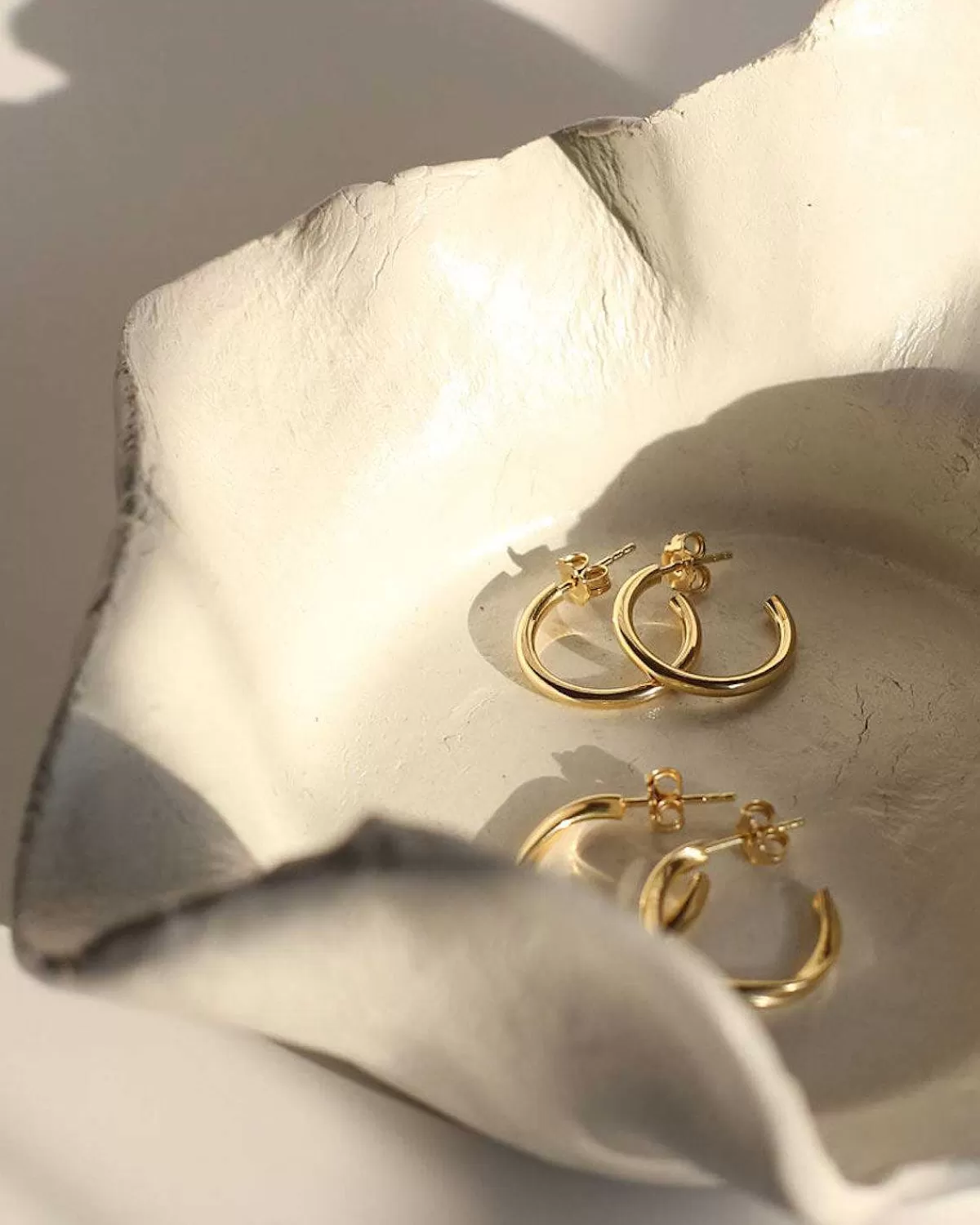 Dear Darling Berlin Essential Hoop Earrings Medium Gold>JAN 'N JUNE Hot