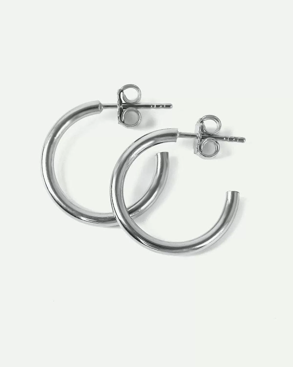 Dear Darling Berlin Essential Hoop Earrings Medium Silver>JAN 'N JUNE Clearance