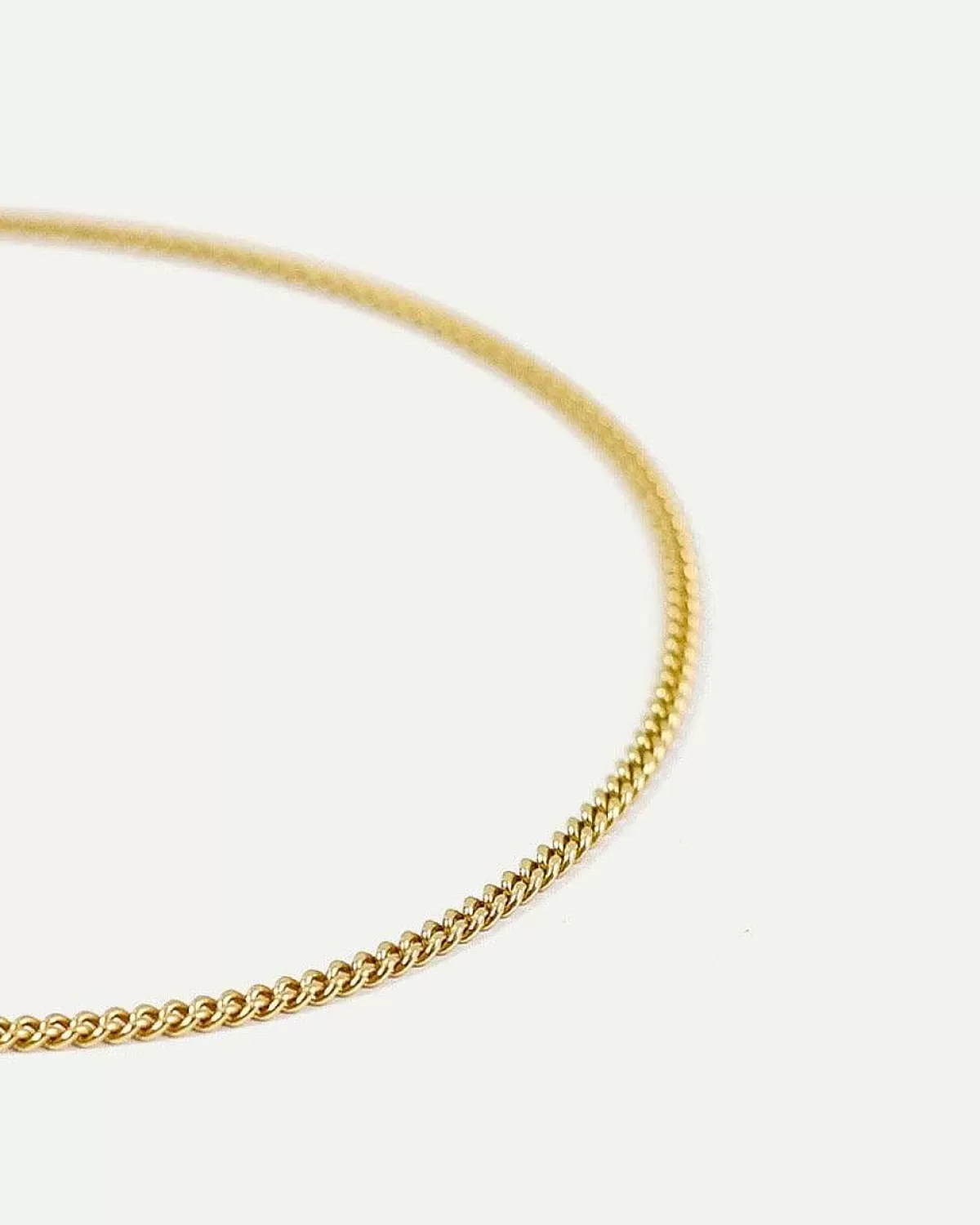 Dear Darling Berlin Fine Curb Chain Necklace Gold>JAN 'N JUNE Shop