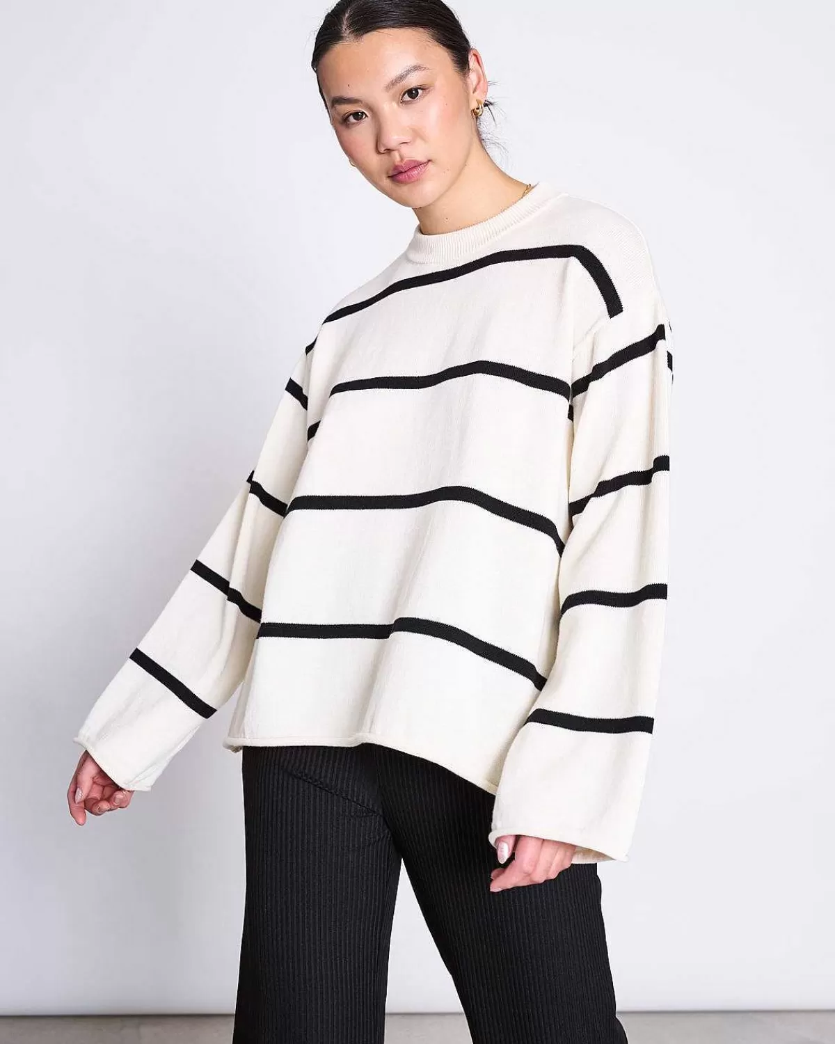 Jumper Marta Striped Offwhite Gots>JAN 'N JUNE Clearance