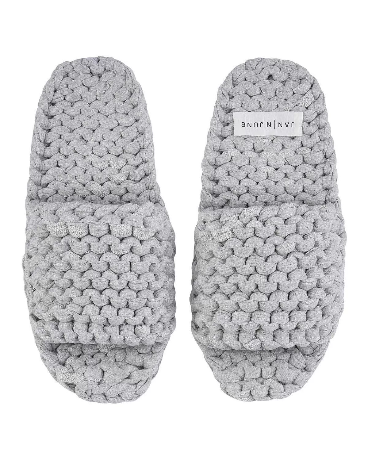 Knit Slippers Berlinette Grey>JAN 'N JUNE Online