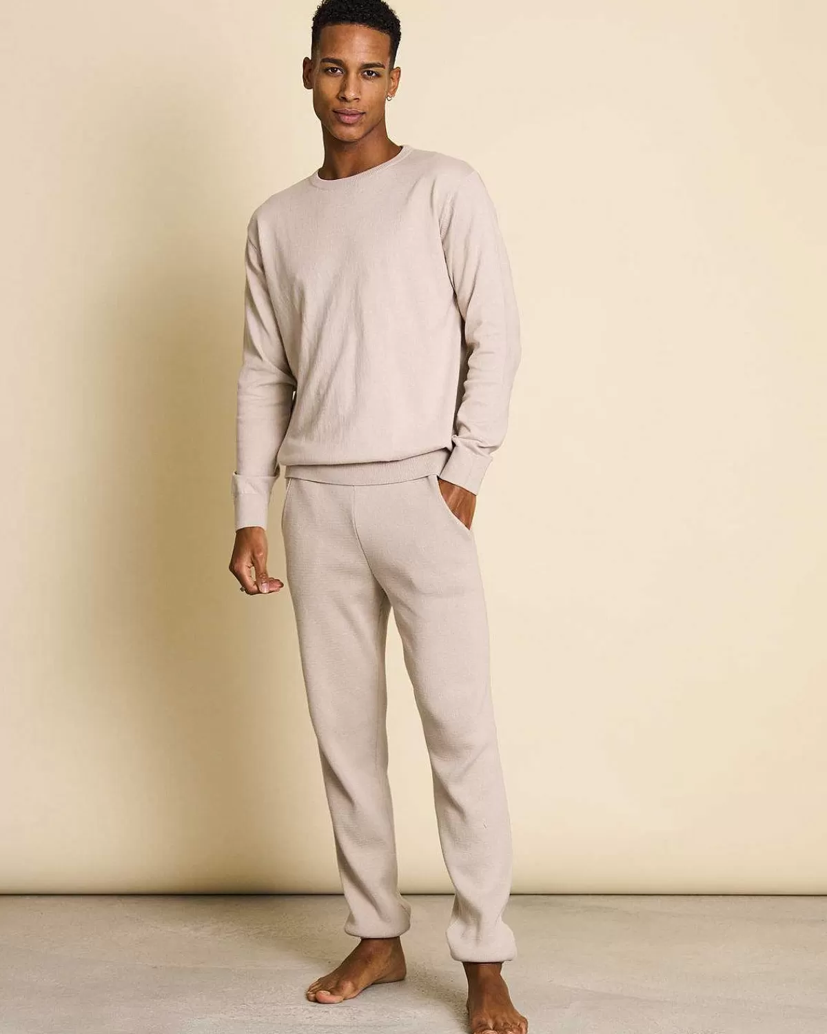 Knit Sweater Cali Ivory For Men>JAN 'N JUNE Clearance