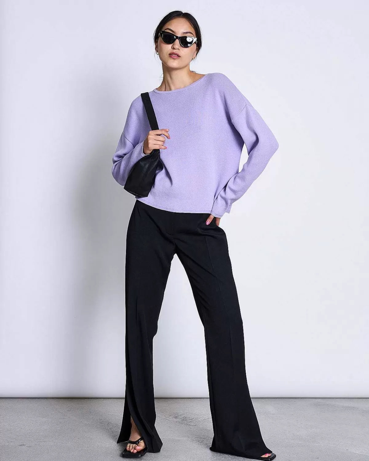 Light Knit Jumper Williamsburg Lavender Gots>JAN 'N JUNE Discount