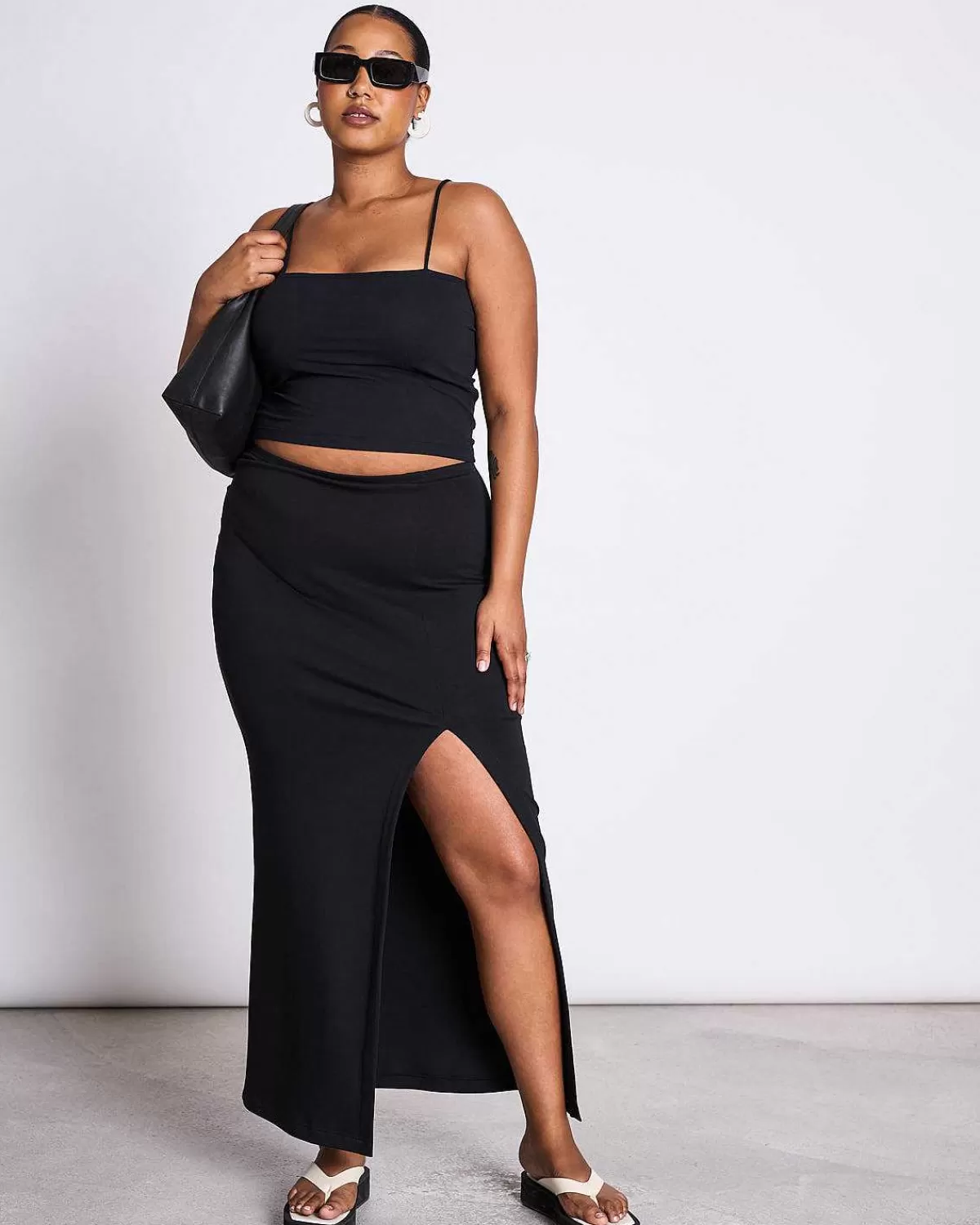 Maxi Skirt Lusta Black>JAN 'N JUNE New