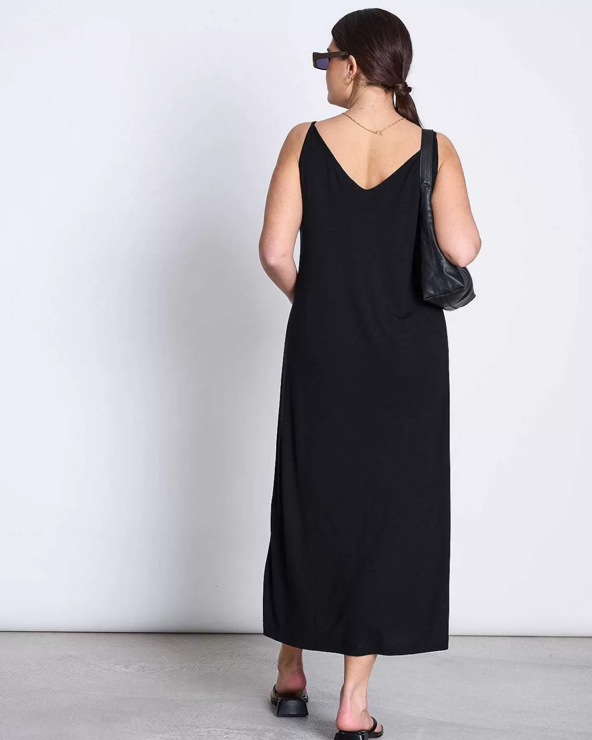 Midi Dress Triangle Black>JAN 'N JUNE Online