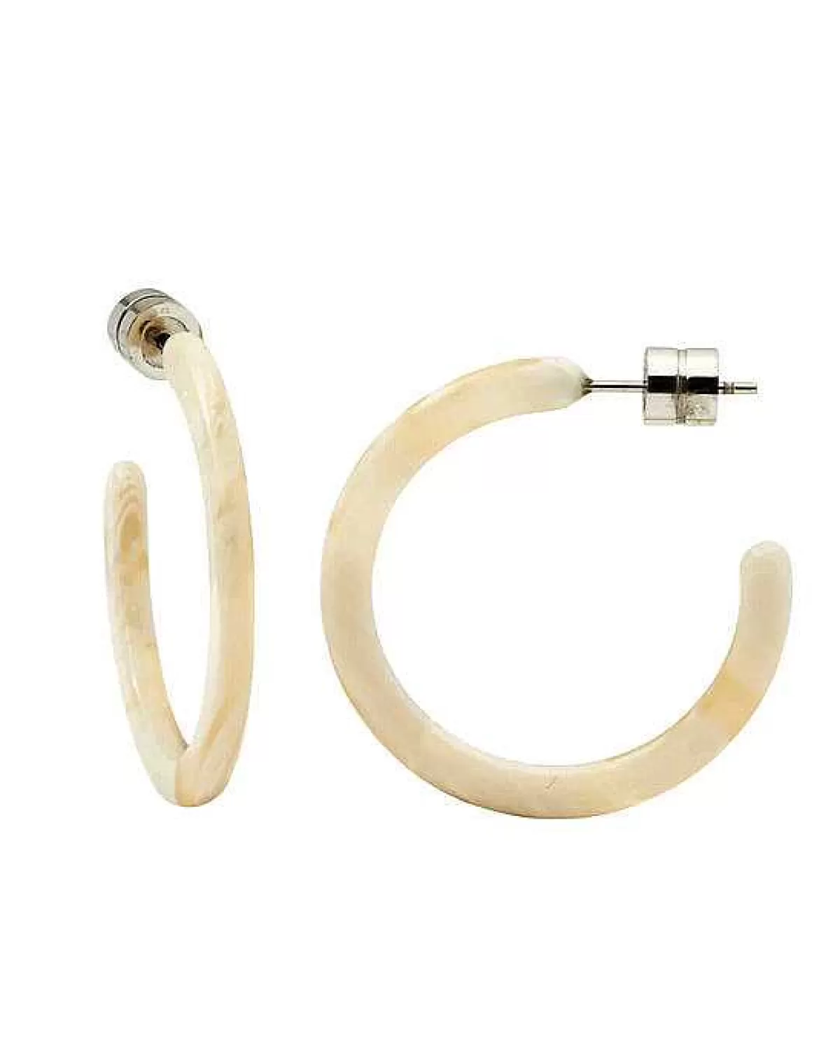 Mini Hoops Ivory>JAN 'N JUNE Best