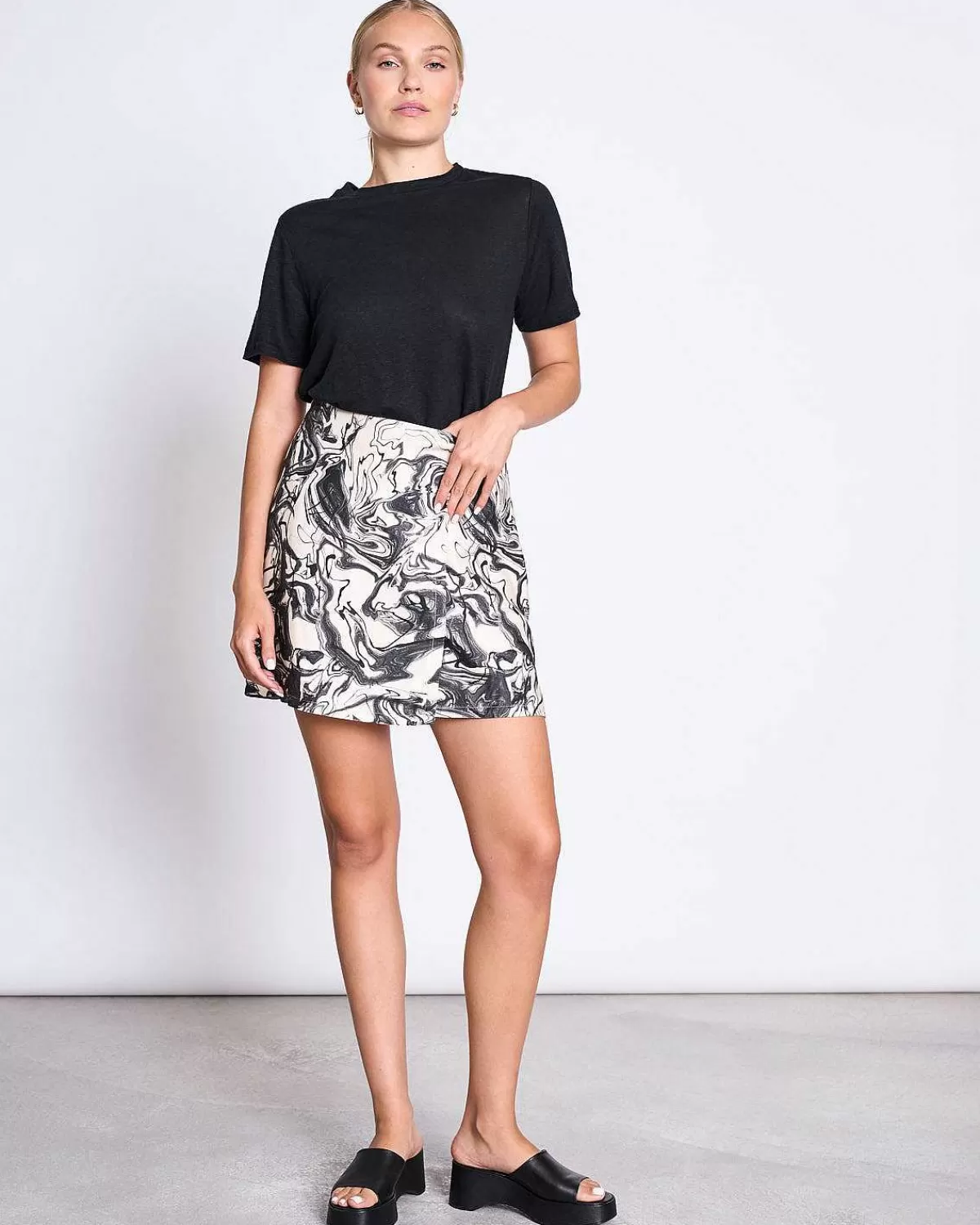 Mini Skirt Fili Ink Print>JAN 'N JUNE Online