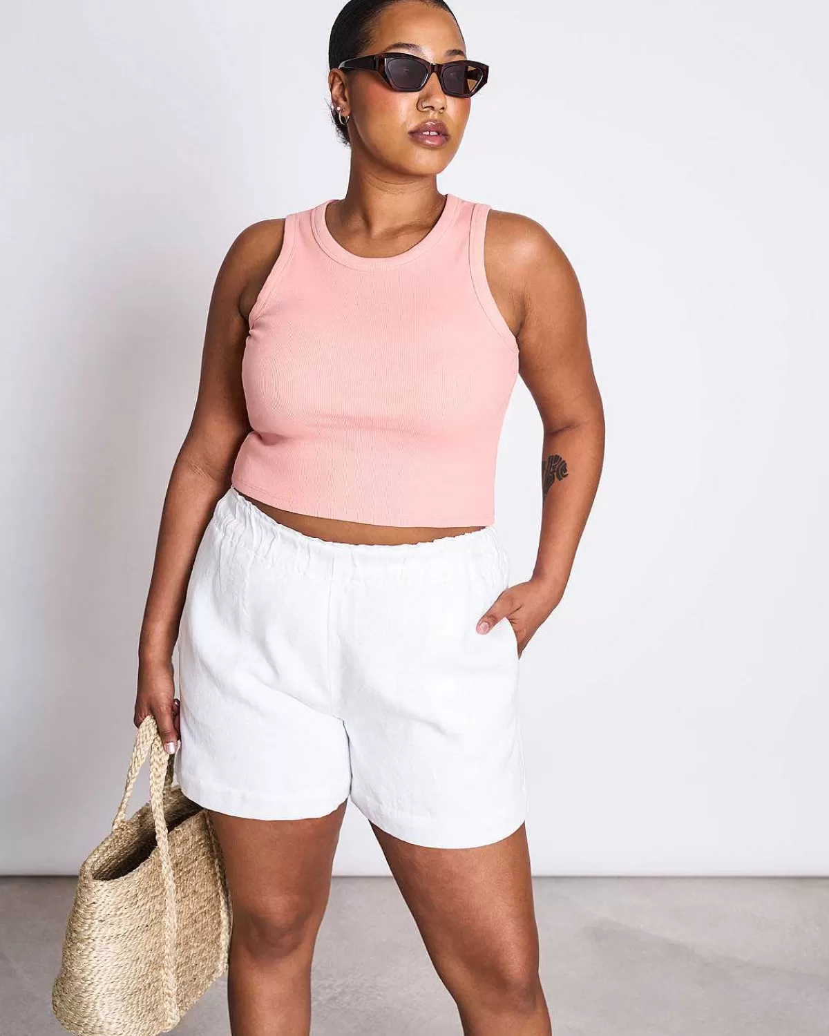 Organic Cotton Tank Top Porto Peach Gots>JAN 'N JUNE Flash Sale