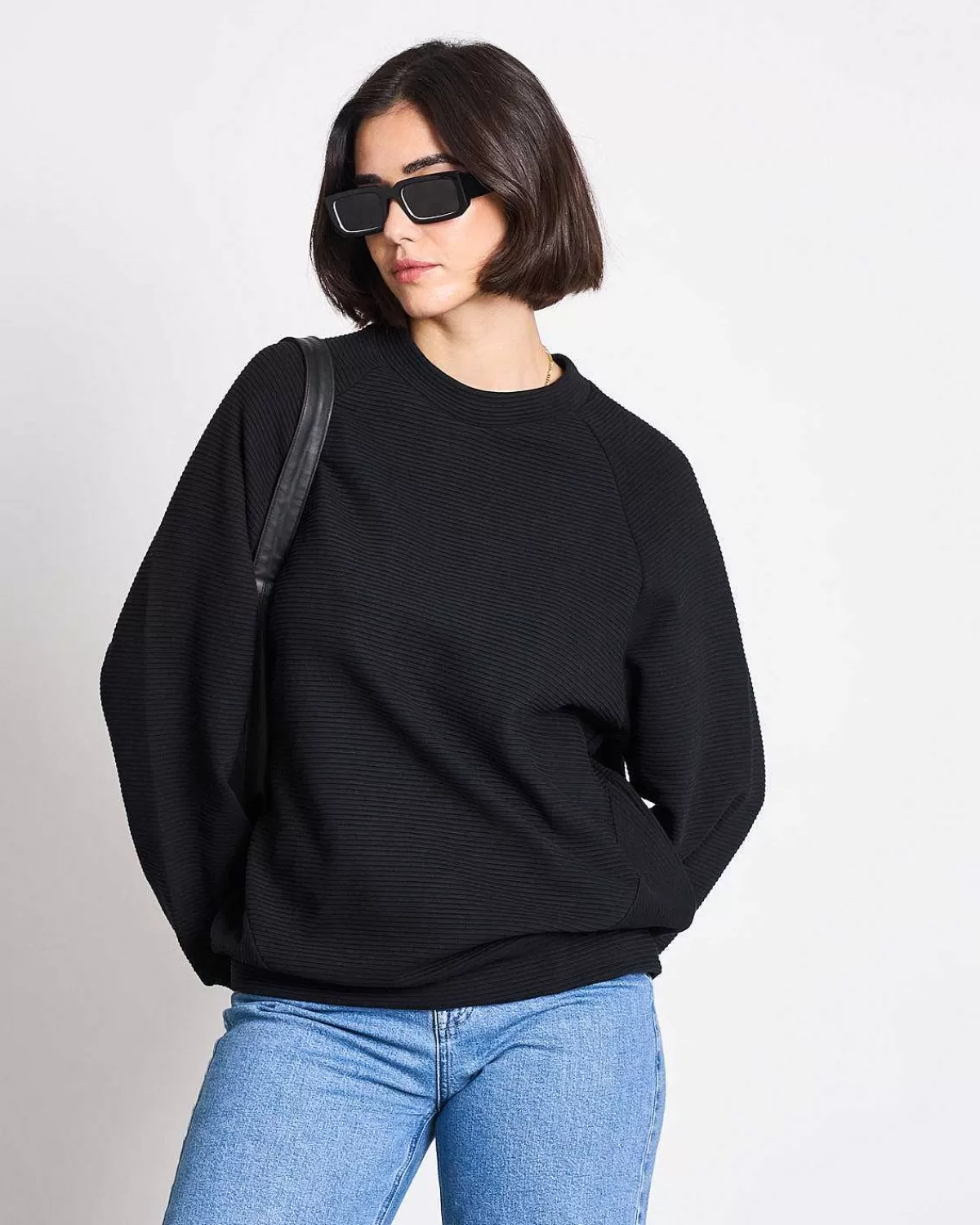 O-Sweater Toulon Rib Black>JAN 'N JUNE Flash Sale