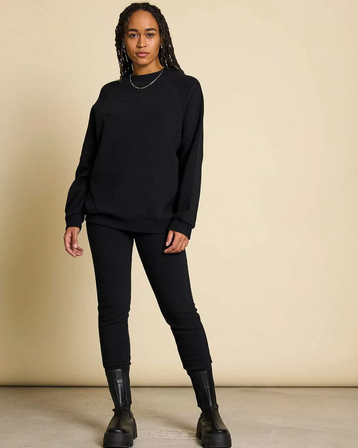 O-Sweater Toulon Rib Black>JAN 'N JUNE Flash Sale