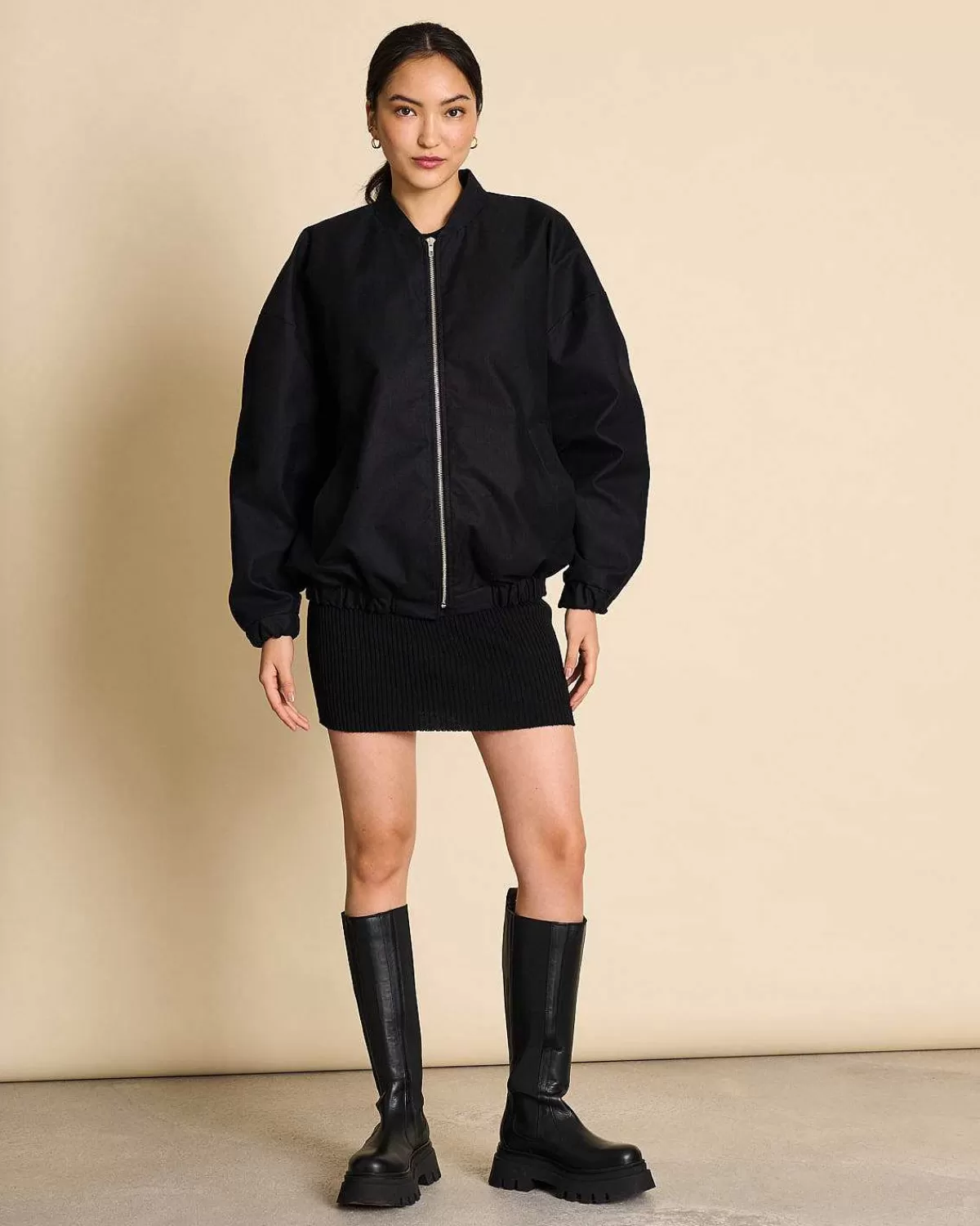 Oversized Blouson Tanaro Black>JAN 'N JUNE Cheap