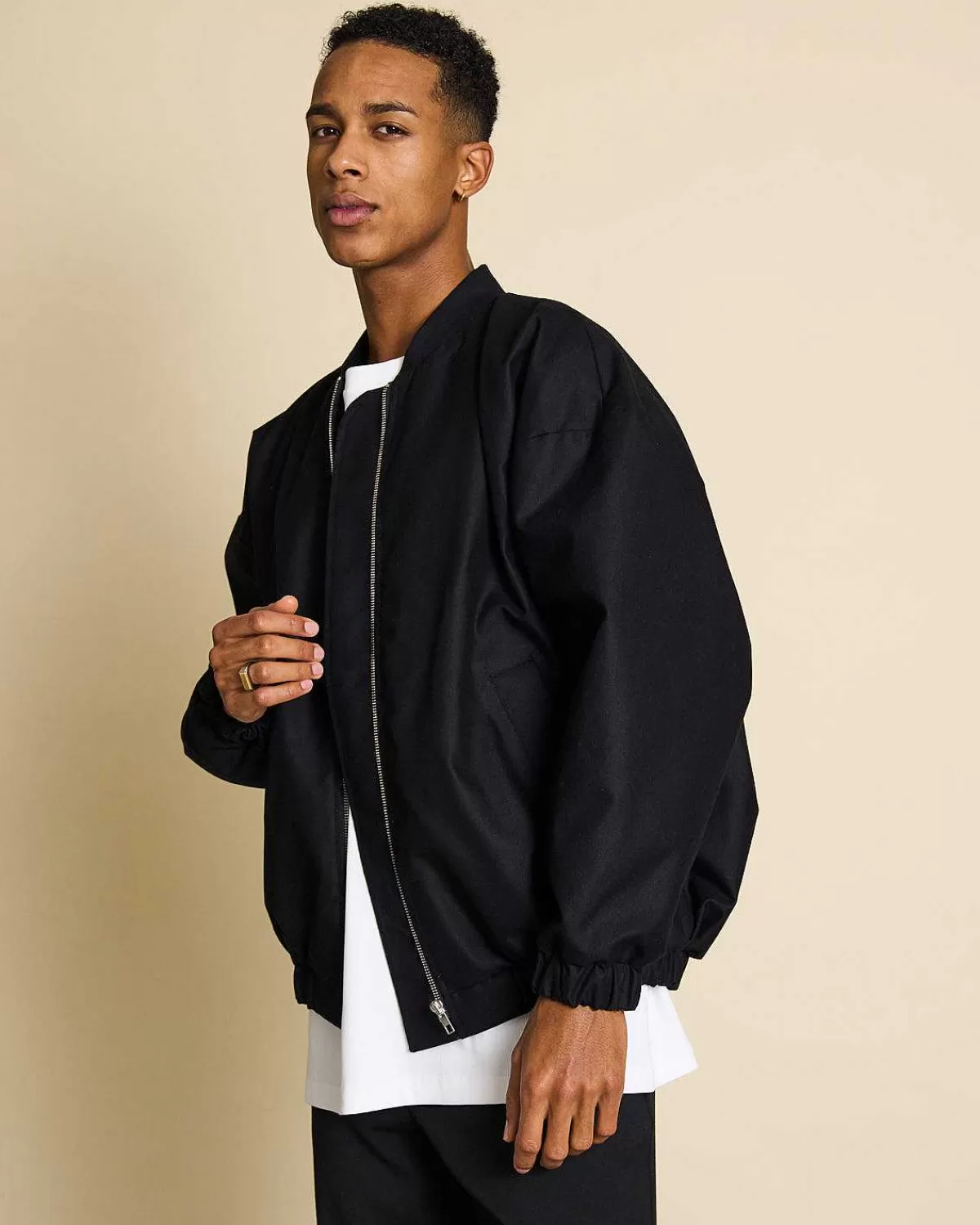 Oversized Blouson Tanaro Black For Men>JAN 'N JUNE Hot