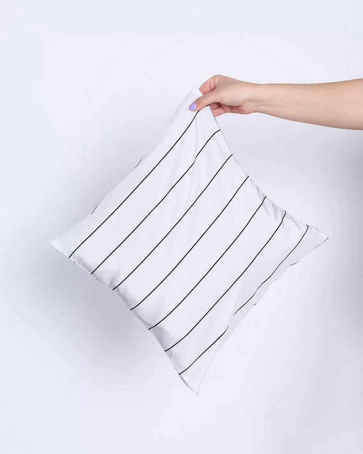 Pillow Case Black Ecru Striped>JAN 'N JUNE Flash Sale