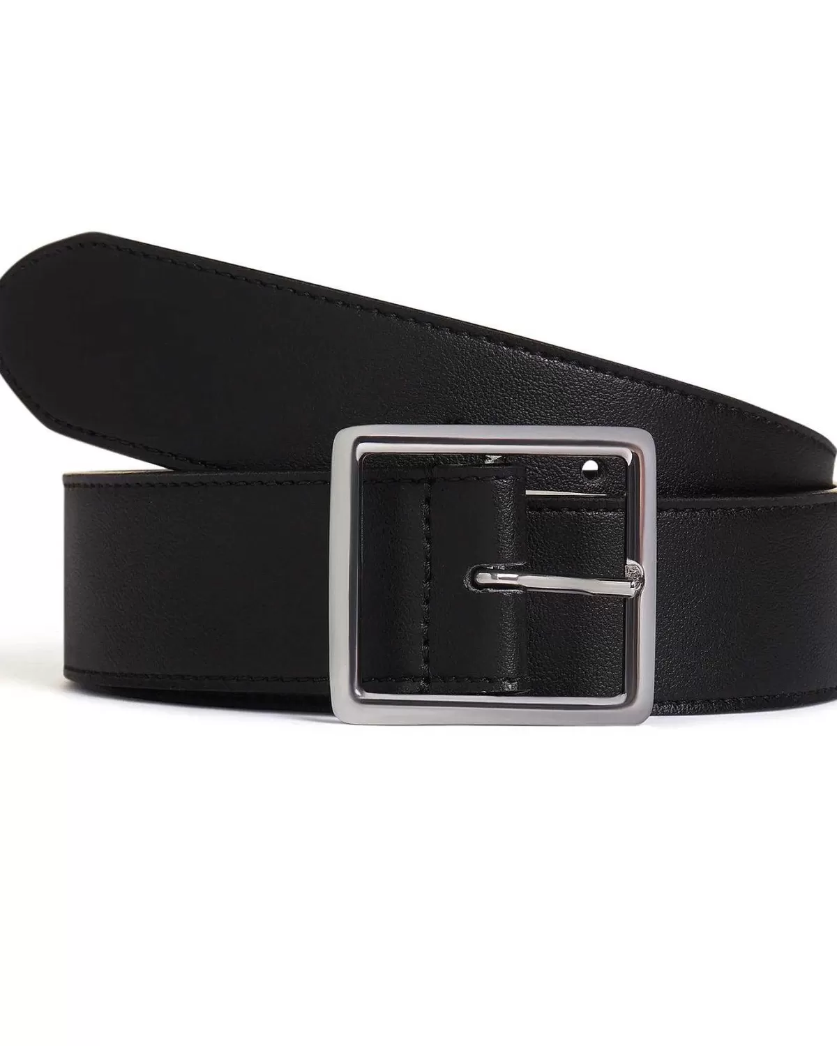 Square Buckle Belt Black>JAN 'N JUNE Outlet