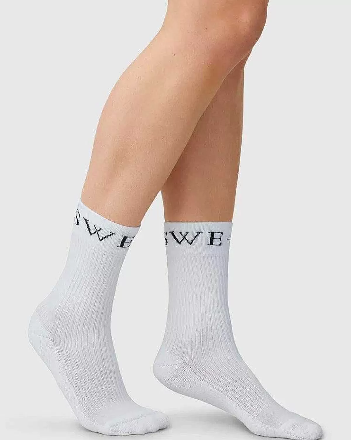 Swedish Stockings Socks Bella White>JAN 'N JUNE Clearance