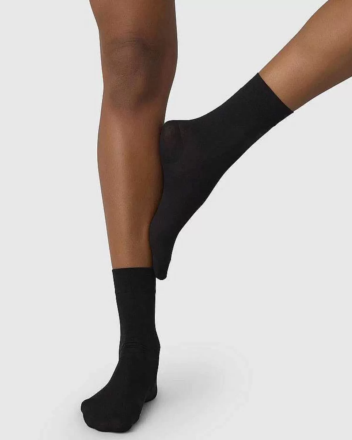 Swedish Stockings Socks Thea 2-Pack Black>JAN 'N JUNE New