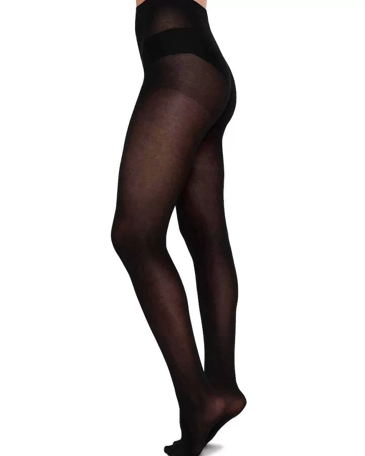 Swedish Stockings Stina Organic Cotton Tights Black>JAN 'N JUNE Outlet