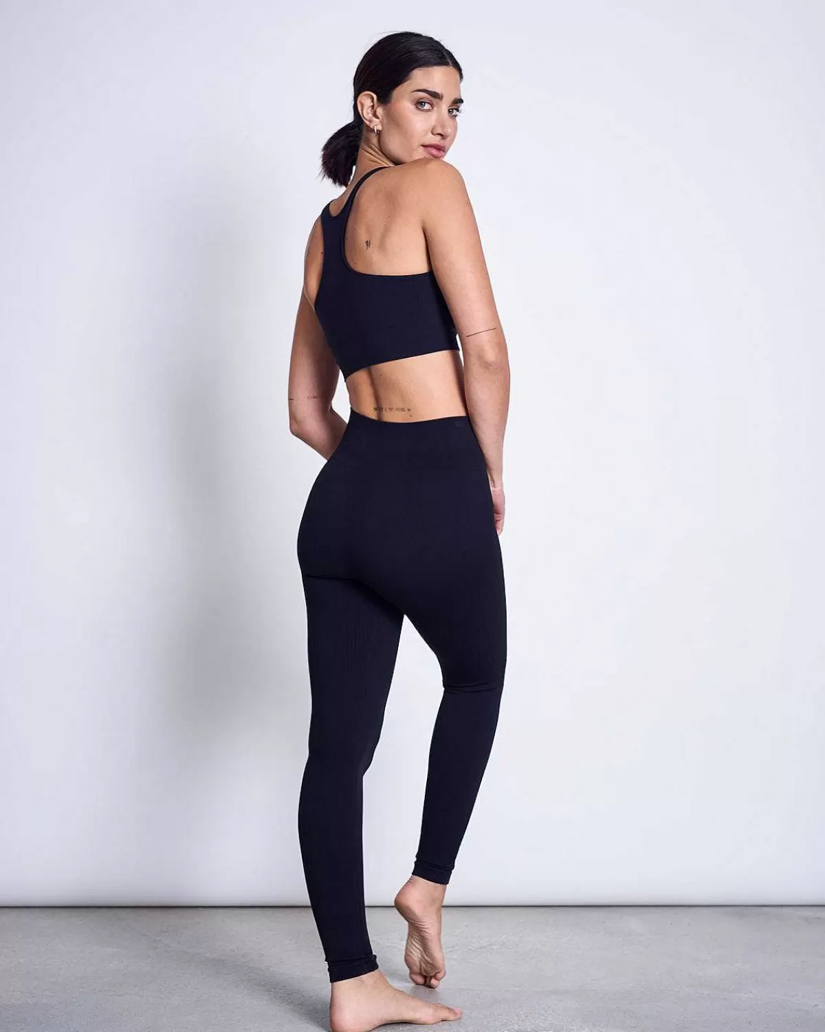 Swedish Stockings Tyra Rib Leggings Black>JAN 'N JUNE Outlet