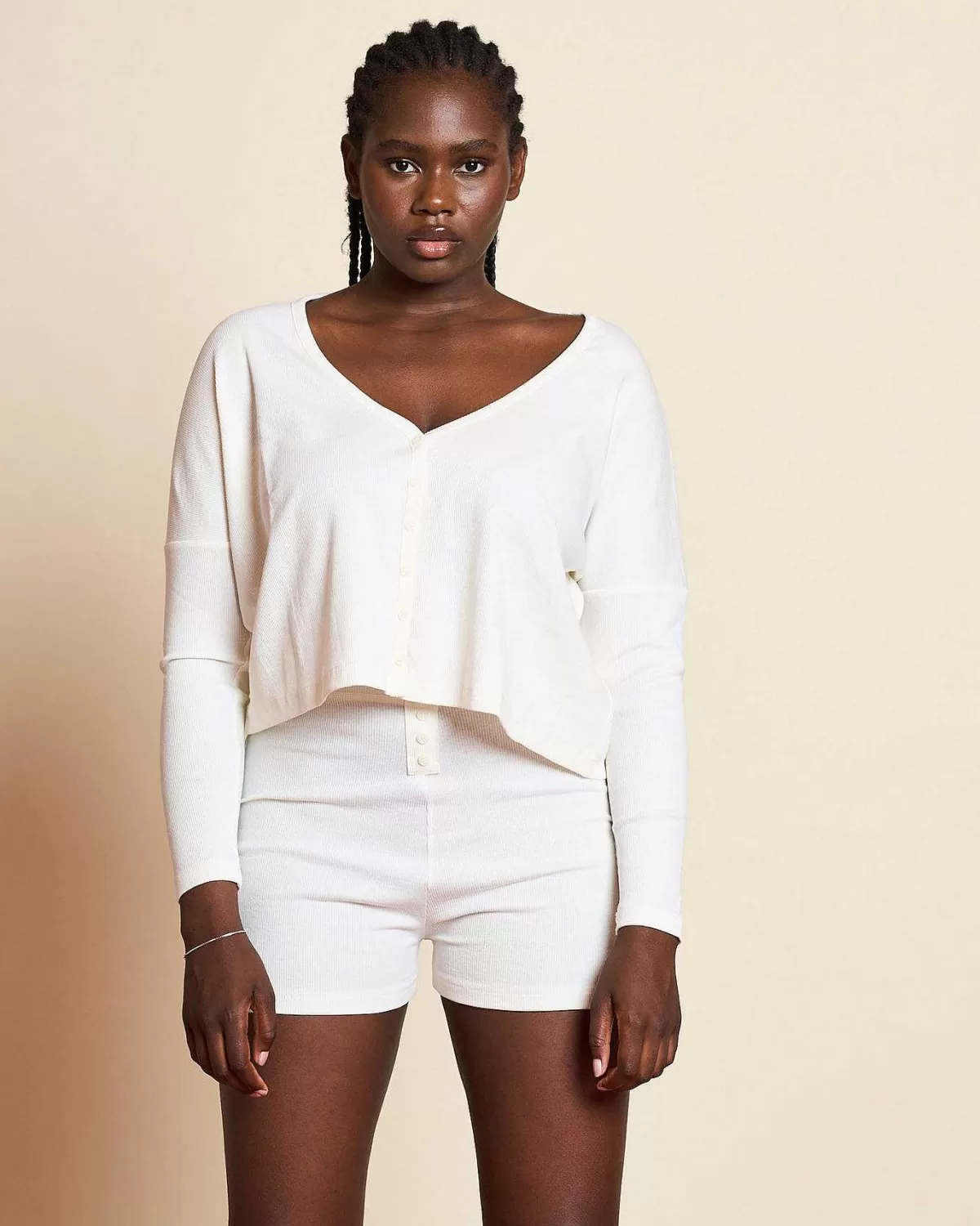 Tight Shorts Hekla Offwhite>JAN 'N JUNE Sale