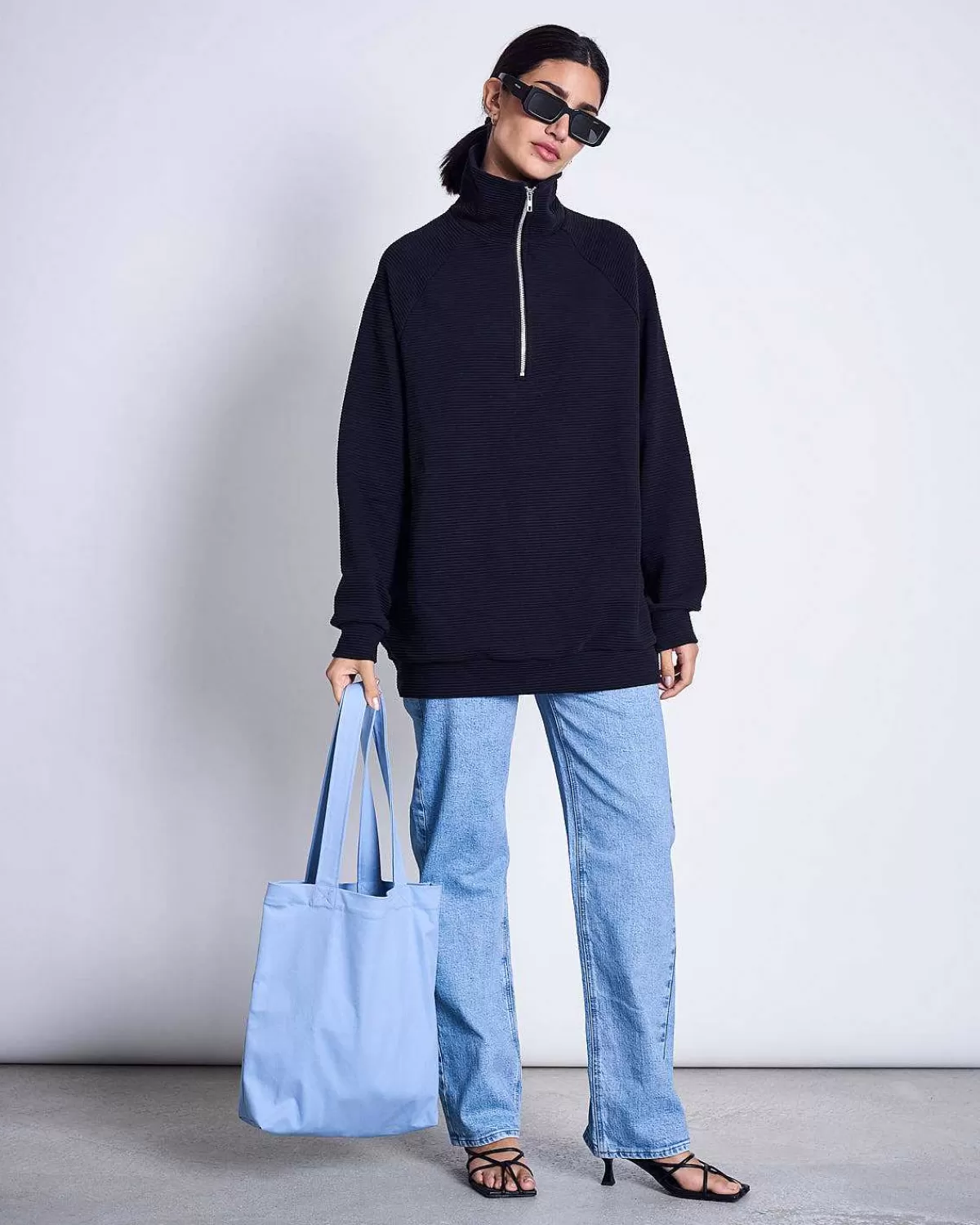 Tote Bag Light Blue>JAN 'N JUNE Discount