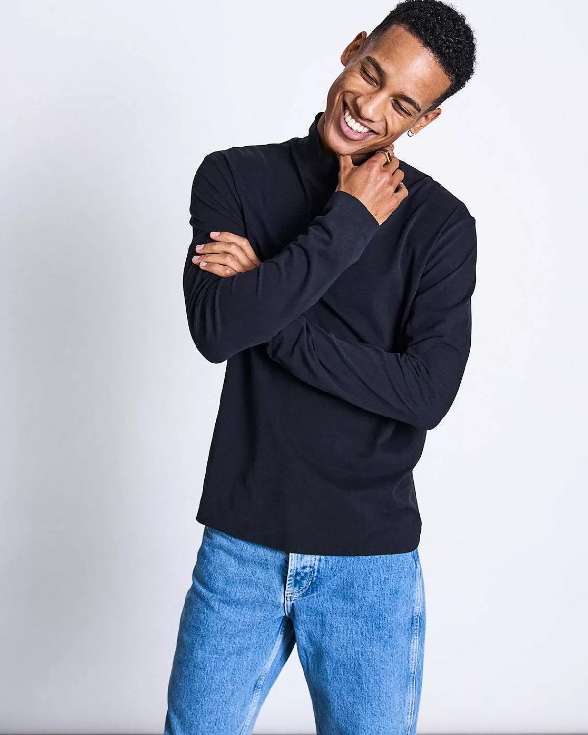 Turtle Neck Sweater Mio Black For Men>JAN 'N JUNE Best Sale