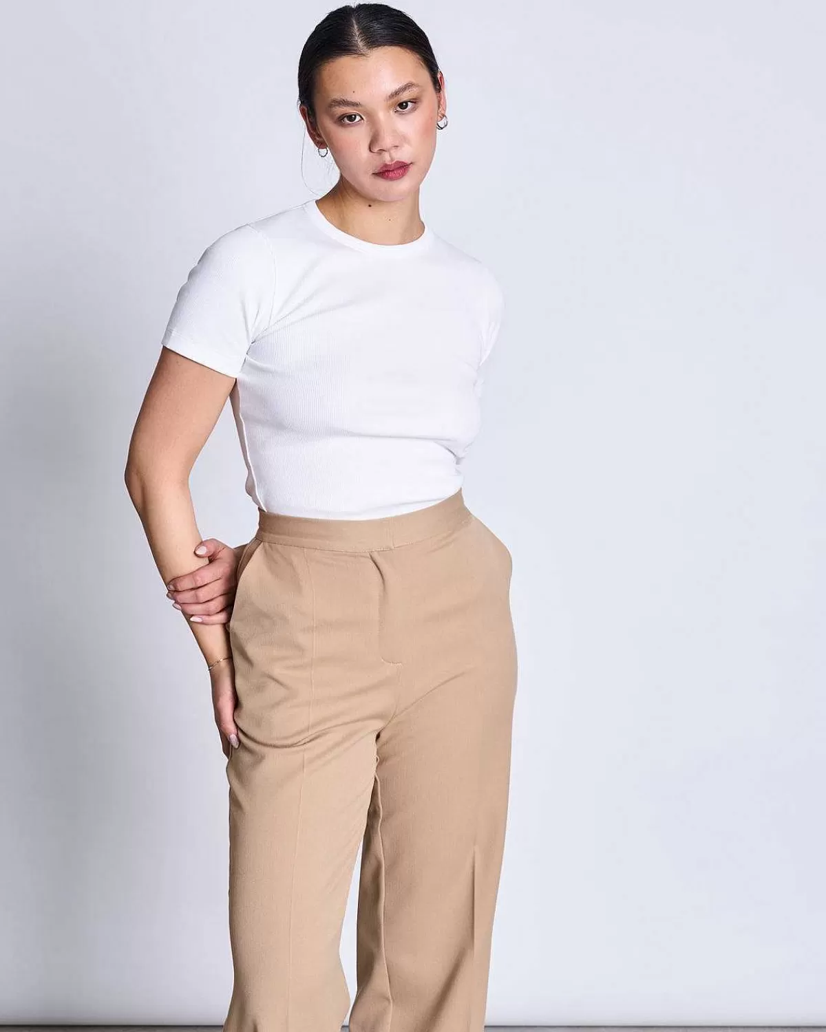 Wide Pants Coralia Camel>JAN 'N JUNE Discount