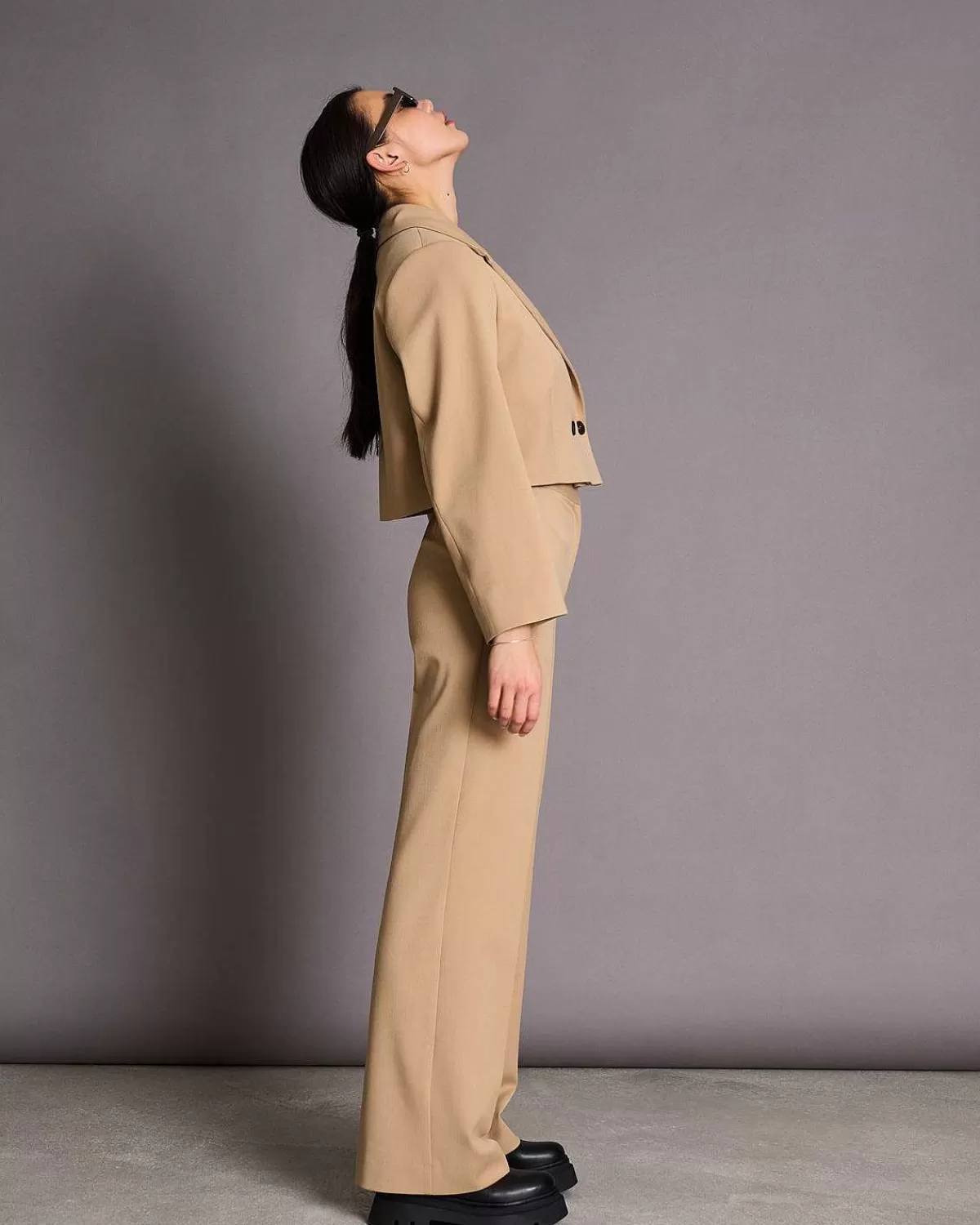 Wide Pants Coralia Camel>JAN 'N JUNE Discount